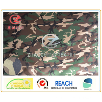 600d Impression de camouflage au désert recouvert de polyuréthane pour utilisation militaire (ZCBP008)